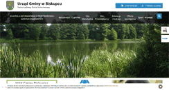 Desktop Screenshot of gminabiskupiec.pl